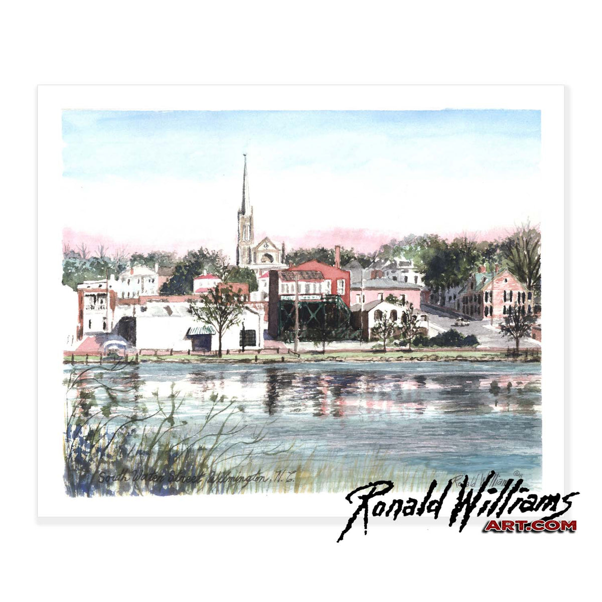Prints - Historic Wilmington North Carolina South Water Street