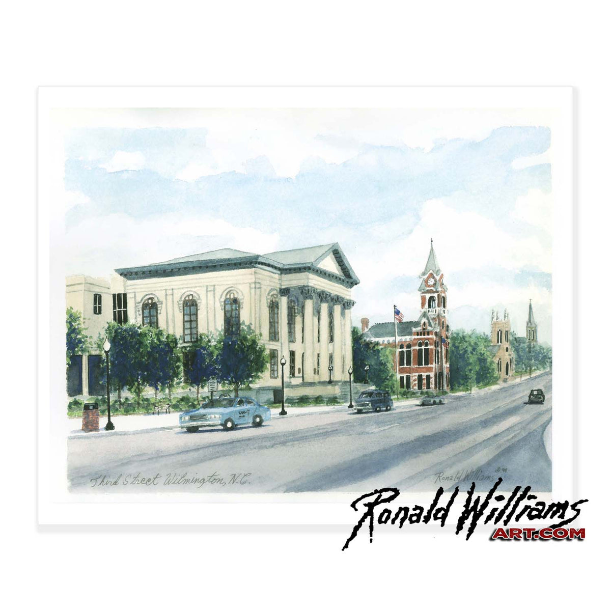 Prints - Historic Wilmington North Carolina 3rd Street
