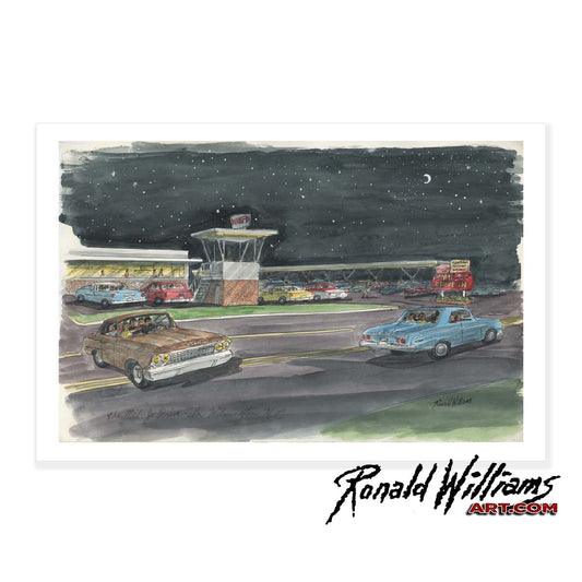 Prints - Historic Wilmington North Carolina Mill-Jo Drive Inn