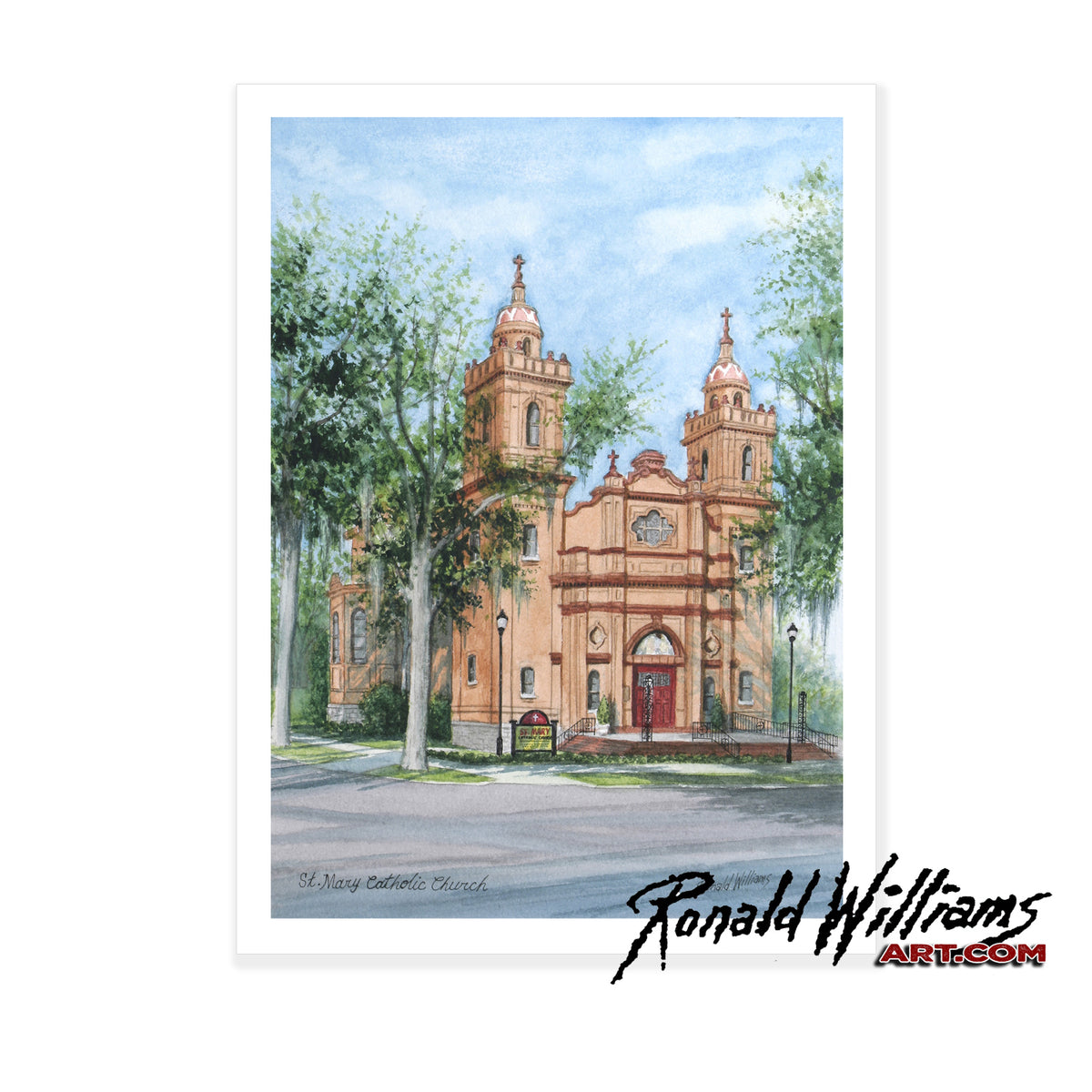 Prints - Historic Wilmington North Carolina Saint Marys Church
