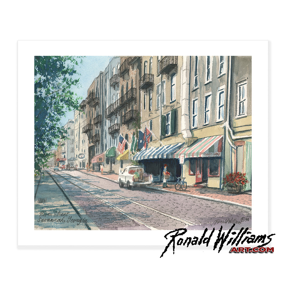 Prints - River Street Savannah Georgia