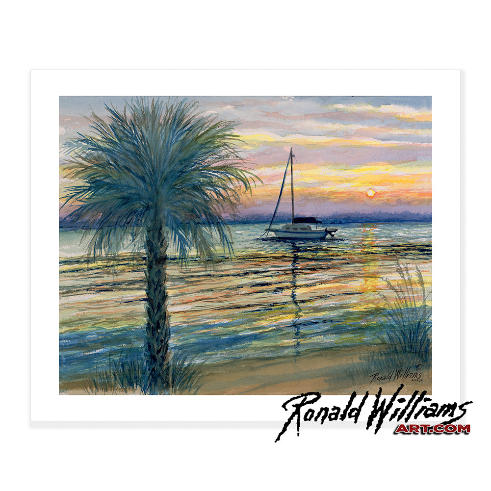 Prints - Sailboat Sun Up
